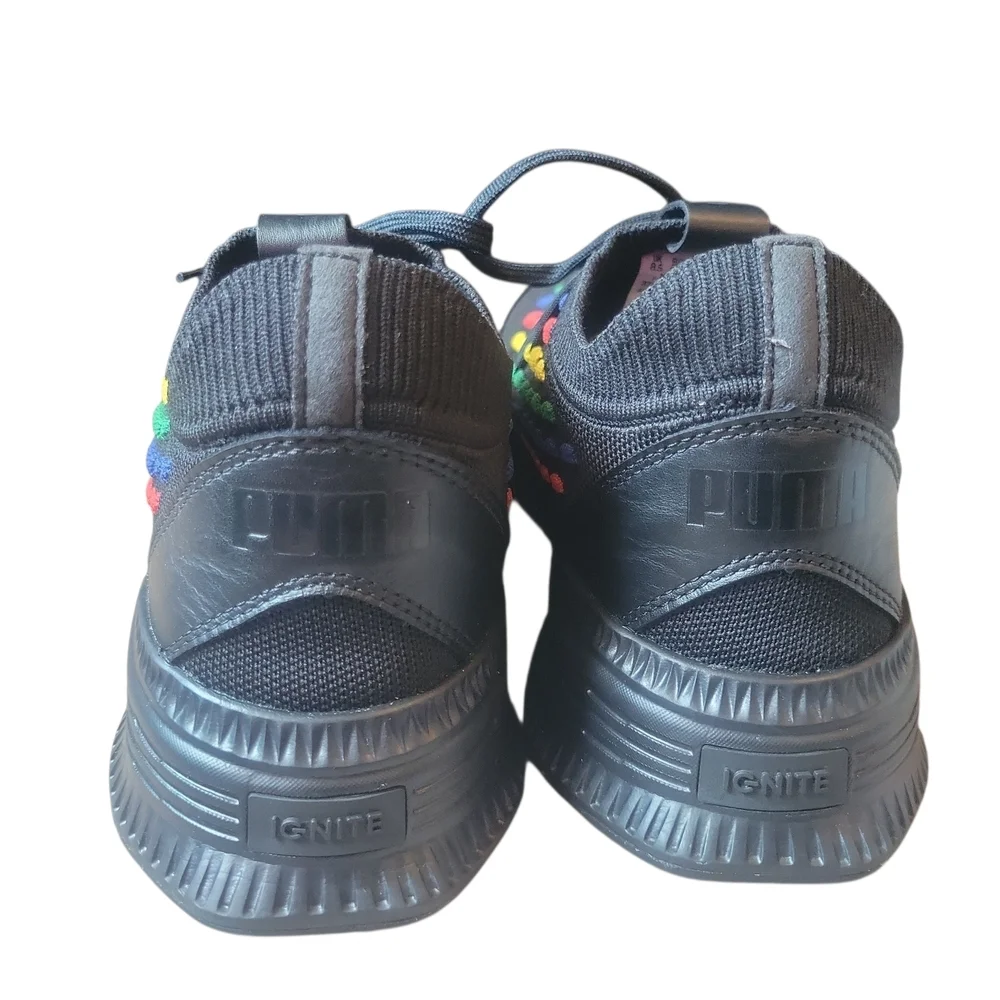 Puma Avid Fusefit Black Multicolor Sneakers Sz9.5 men's